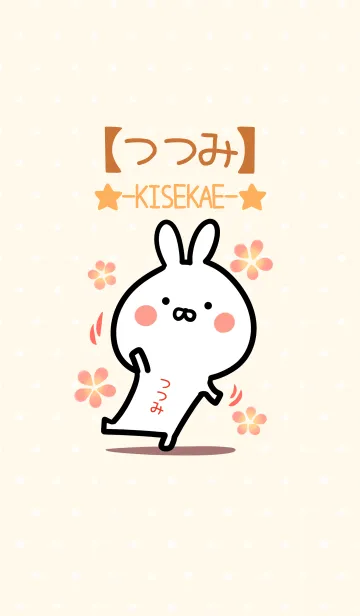 [LINE着せ替え] ☆【つつみ】のウサギ着せかえ☆の画像1