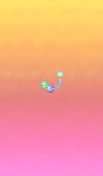 [LINE着せ替え] 夏の風物詩オレンジイエローの画像1