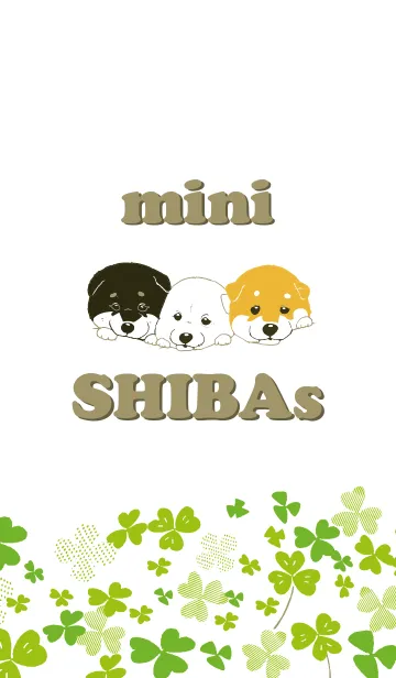 [LINE着せ替え] mini SHIBAsの画像1
