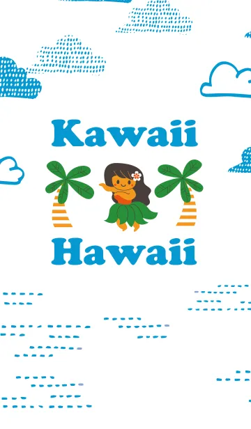 [LINE着せ替え] Kawaii Hawaiiの画像1