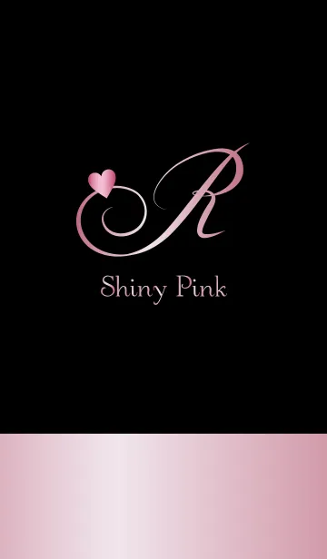 [LINE着せ替え] INITIAL R -Shiny Pink-の画像1