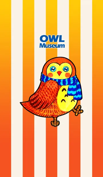 [LINE着せ替え] フクロウ 博物館 109 - Sunny Owlの画像1