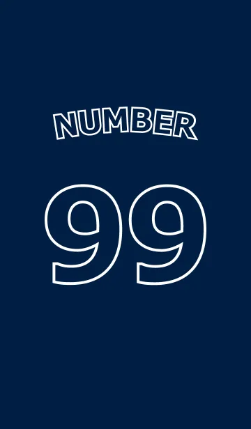 [LINE着せ替え] Number 99の画像1