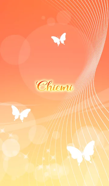 [LINE着せ替え] ちえみ用の蝶が舞うオトナの風水着せかえの画像1