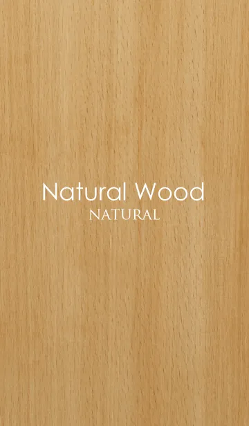 [LINE着せ替え] Natural Wood Design 3の画像1
