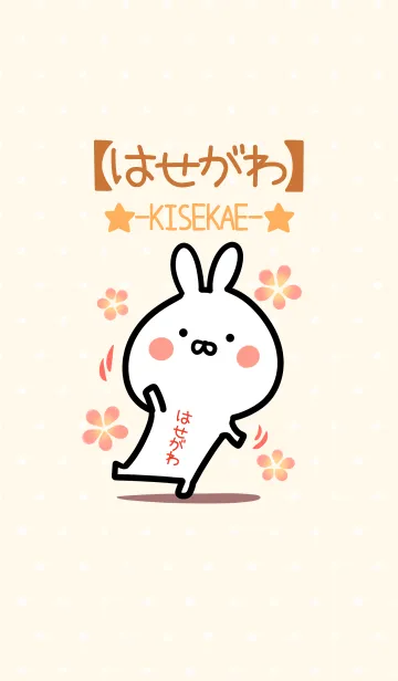 [LINE着せ替え] ☆【はせがわ】のウサギ着せかえ☆の画像1