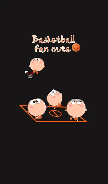 [LINE着せ替え] basketball fan cuteの画像1