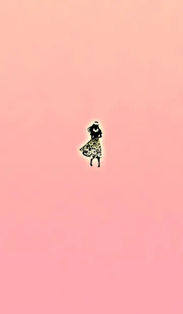 [LINE着せ替え] 幸運のアロハ娘ピンクイエローの画像1