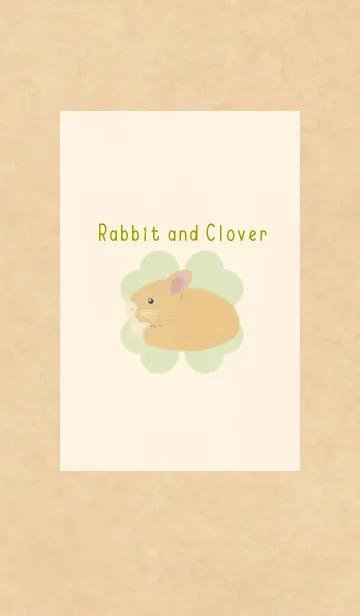 [LINE着せ替え] Rabbit and Clover*の画像1