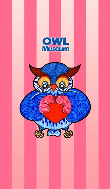[LINE着せ替え] フクロウ 博物館 110 - Honey Owlの画像1