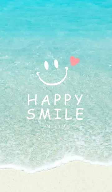 [LINE着せ替え] HAPPY SMILE SEA 9 -MEKYM-の画像1