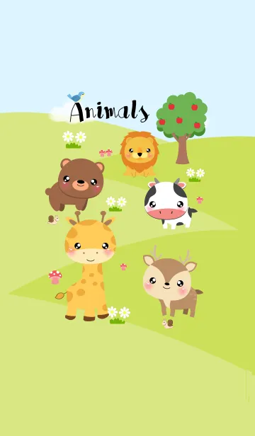 [LINE着せ替え] I Love Cute Animals Theme V.2 (jp)の画像1