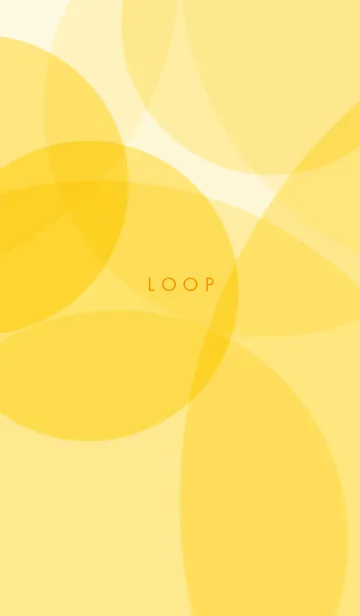 [LINE着せ替え] loop / yellowの画像1