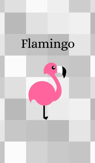 [LINE着せ替え] Cute Flamingo 2 -J-の画像1