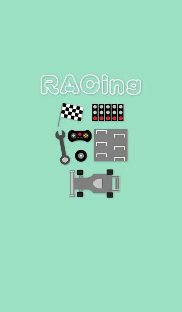 [LINE着せ替え] レーシングカーの画像1