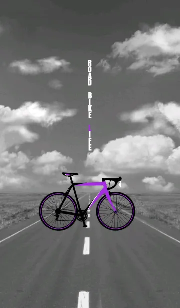 [LINE着せ替え] ROAD BIKE LIFE PURPLE Ver.の画像1