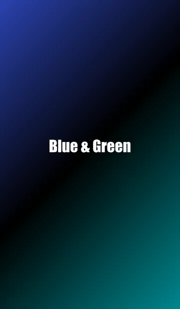 [LINE着せ替え] Blue ＆ Green..の画像1