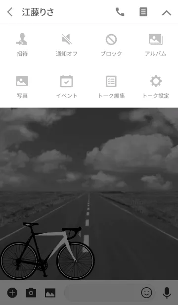 [LINE着せ替え] ROAD BIKE LIFE WHITE Ver.の画像4