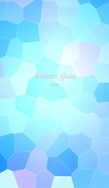 [LINE着せ替え] ステンドグラス ブルーの画像1