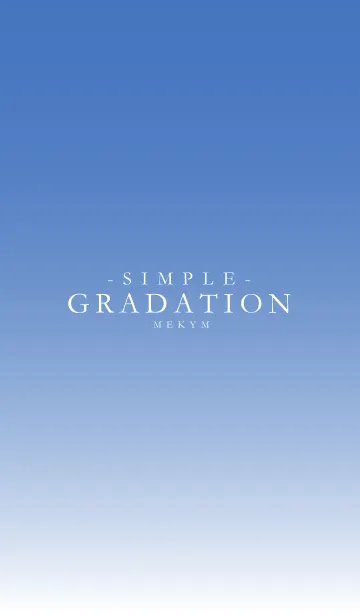 [LINE着せ替え] SKY BLUE GRADATION 5 -SIMPLE-の画像1