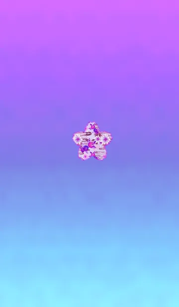 [LINE着せ替え] 日本の桜金魚パープルピンクの画像1