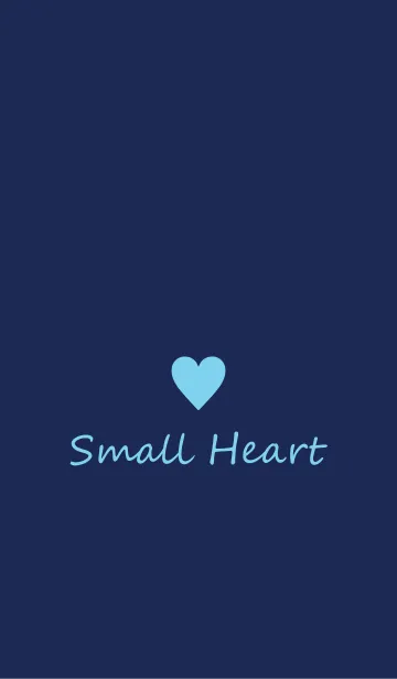 [LINE着せ替え] Small Heart *Navy+Light.B*の画像1