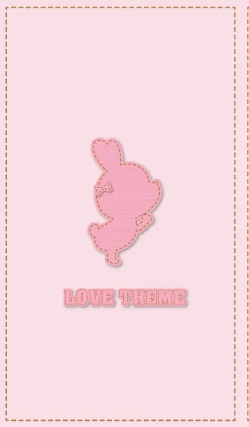 [LINE着せ替え] Stitch Love Theme Girl.の画像1