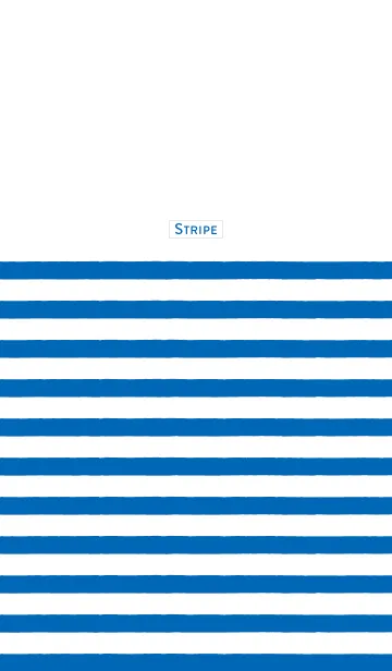 [LINE着せ替え] ストライプ / 青の画像1