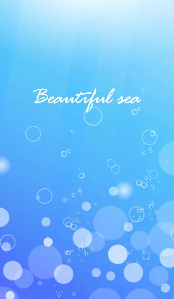 [LINE着せ替え] -BLUE GRADATION- Beautiful Seaの画像1