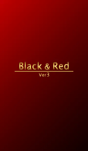 [LINE着せ替え] Black ＆ Red 3の画像1