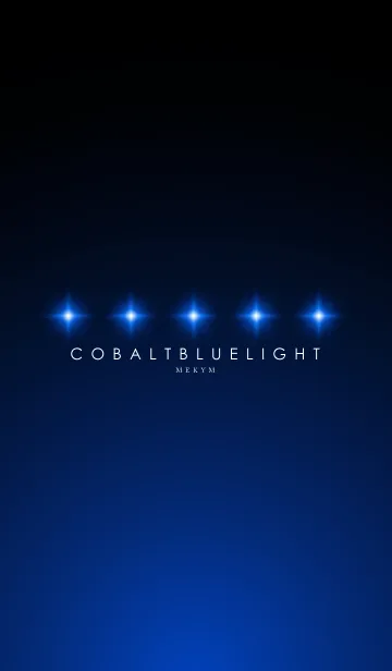 [LINE着せ替え] COBALT BLUE STARLIGHTの画像1