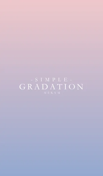 [LINE着せ替え] PINK PURPLE GRADATION -SIMPLE-の画像1