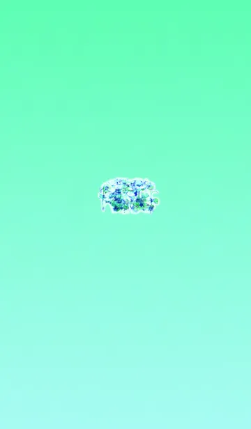 [LINE着せ替え] ライトブルーの花園の画像1