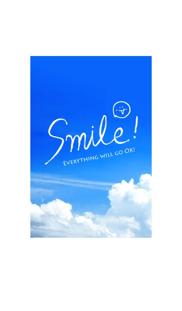 [LINE着せ替え] smile！-青空と笑顔-の画像1