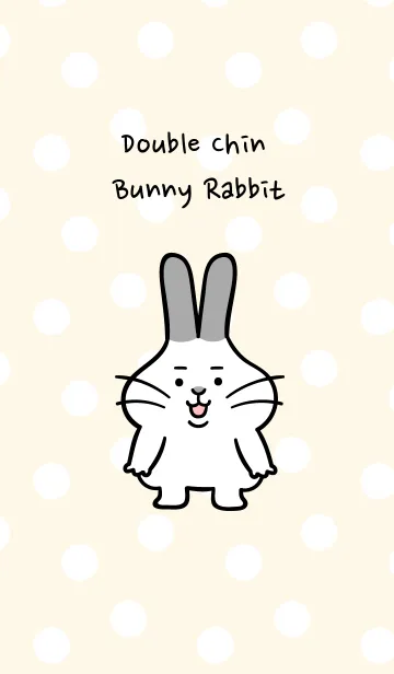 [LINE着せ替え] Double Chin Bunny Rabbitの画像1