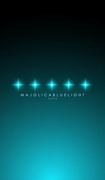 [LINE着せ替え] AQUA BLUE STARLIGHTの画像1