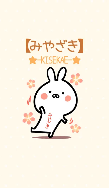[LINE着せ替え] ☆【みやざき】のウサギ着せかえ☆の画像1