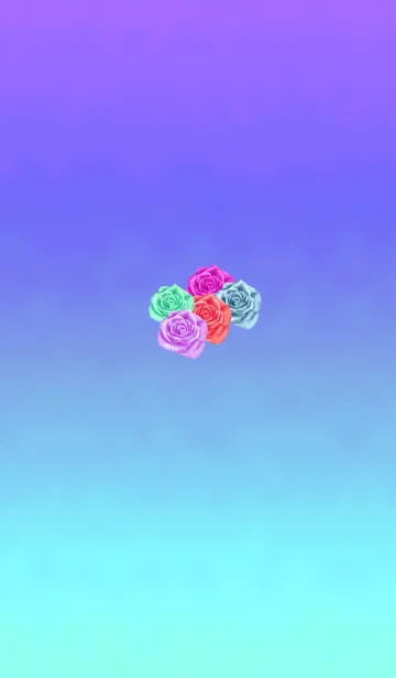 [LINE着せ替え] バラの花束ライトピンクの画像1