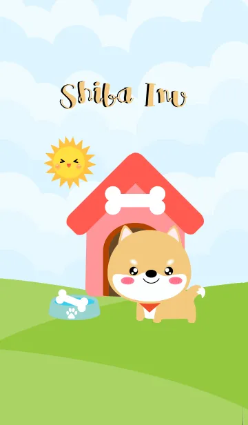 [LINE着せ替え] I'm Lovely Shiba Inu Dog Theme (jp)の画像1