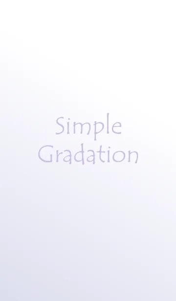 [LINE着せ替え] Simple Gradation -WHITE+PURPLE-の画像1