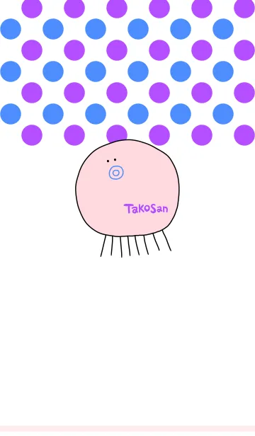 [LINE着せ替え] TAKOSAN ajisai - JPN 6の画像1