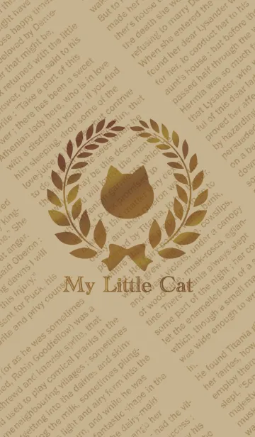 [LINE着せ替え] My Little Cat[Antique]の画像1