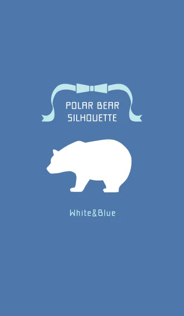 [LINE着せ替え] POLER BEAR SILHOUETTEの画像1
