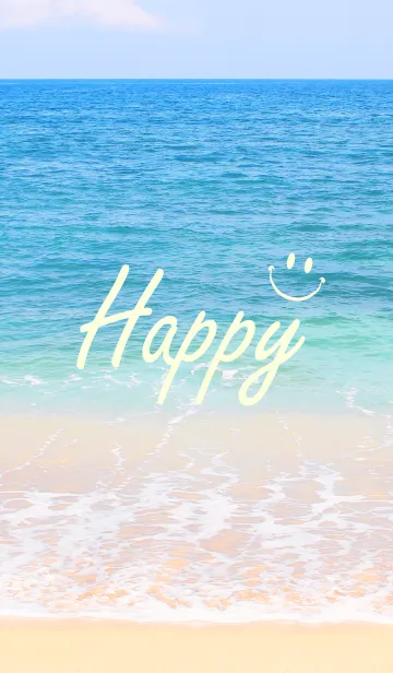 [LINE着せ替え] HAPPY SMILE SEA 11 -MEKYM-の画像1