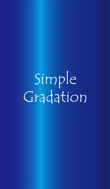 [LINE着せ替え] Simple Gradation -GLOSSY BLUE-の画像1