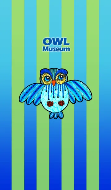 [LINE着せ替え] フクロウ 博物館 114 - Bright Owlの画像1