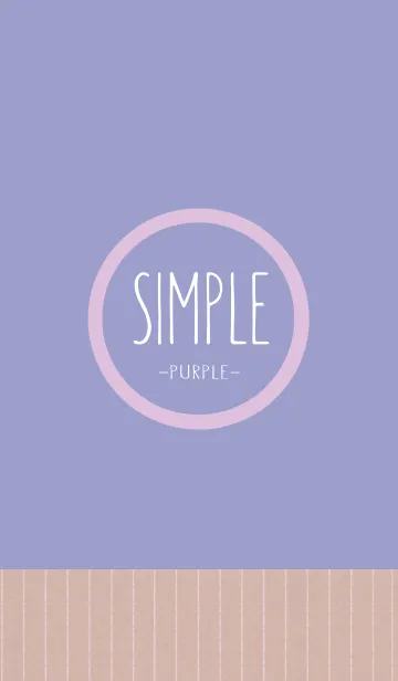 [LINE着せ替え] SIMPLE -Purple Grape-の画像1