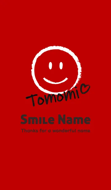 [LINE着せ替え] Smile Name ともみの画像1