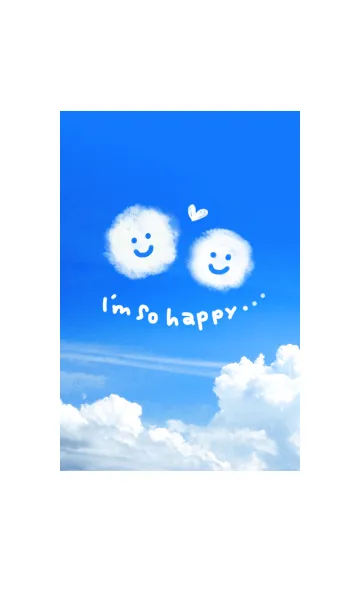 [LINE着せ替え] 青空 SO HAPPYの画像1