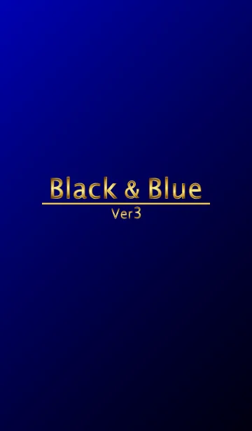 [LINE着せ替え] Black ＆ Blue 3の画像1